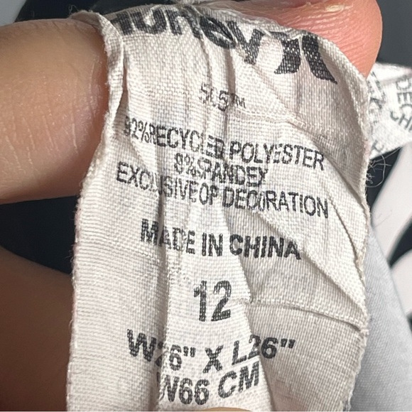 Hurley Phantom Boys Board Shorts Black, Green, Pink, Blue and Yellow Size 12 - Picture 11 of 12